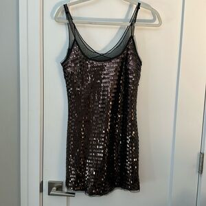 NWT Free People Disco Fever Mini Slip Dress